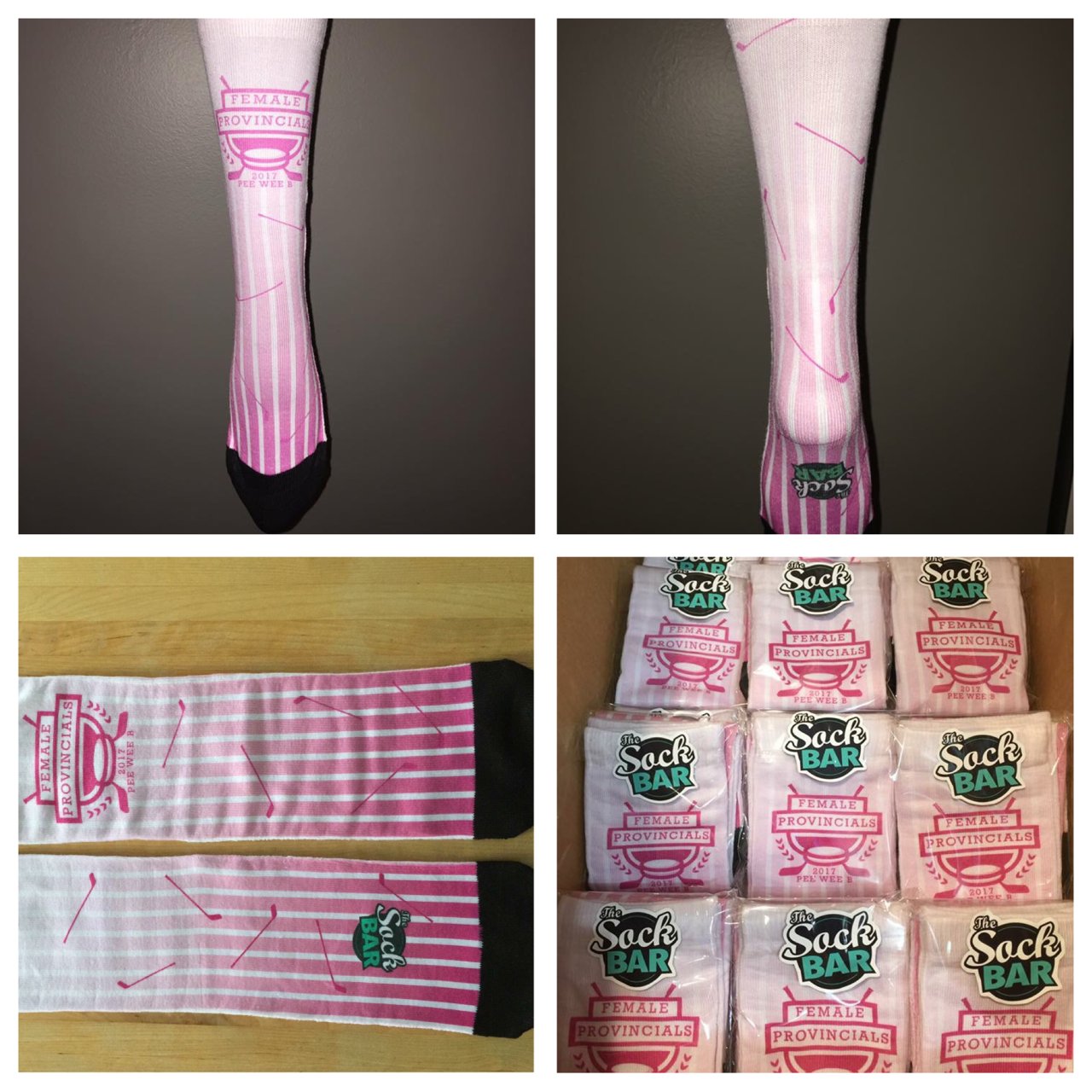 Custom Sports Team Socks Sock Bar
