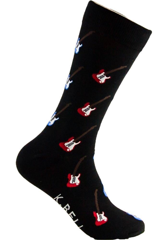 Men's 3D Zig Zag Pattern Crew Socks - Includes 3D Glasses For Cool Visual Effect