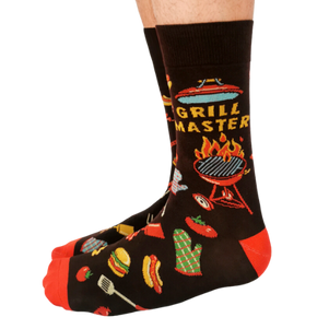 Grill Master Socks with all BBQ things in an all over pattern. Look stylish while cooking!