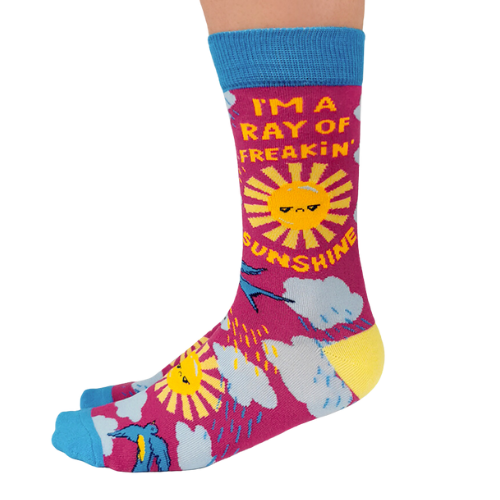 Ray of Sunshine Women's Socks Gift Idea Sock Bar