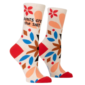 Aunts are the Shit Women's Crew Socks.