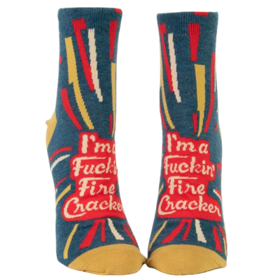 I'm a Fuckin Fire Cracker Women Ankle Socks