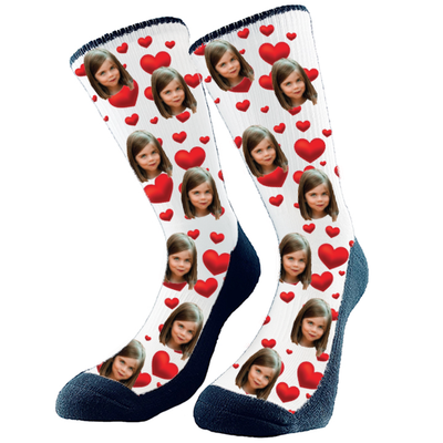Get custom socks with your very own fur babies face on them! They make the perfect gift Excellent for any holiday, birthday, or anniversary! Every pair is made to order in Alberta, Canada. 