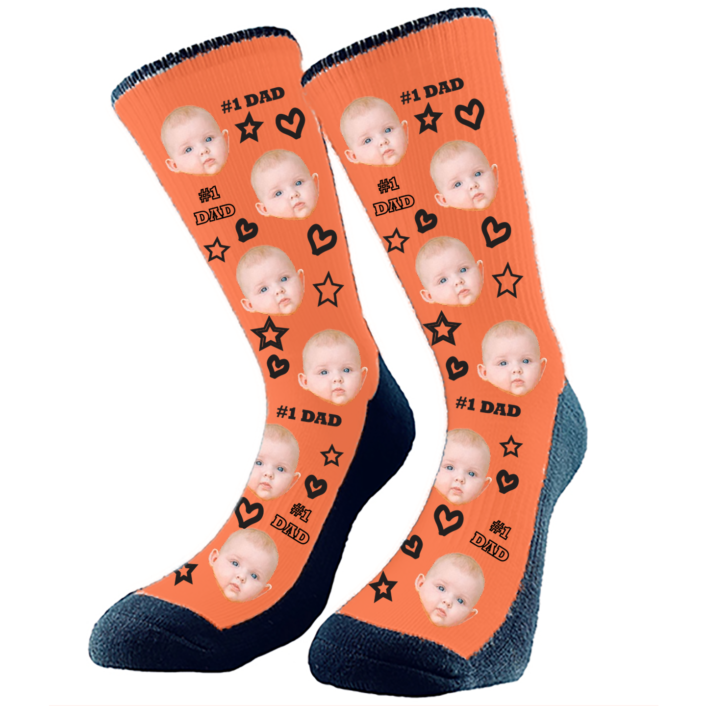 Fathers day best sale face socks