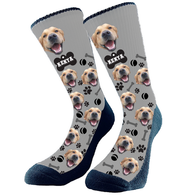 Custom Dog & Pet Socks  Create Personalized Pet Socks with Your