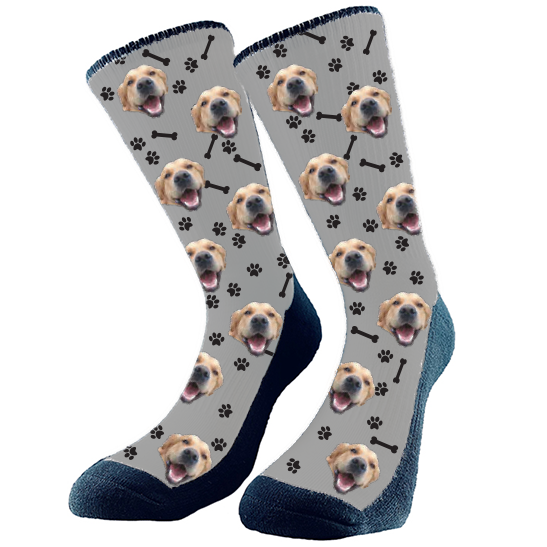 Customized socks with hot sale dogs
