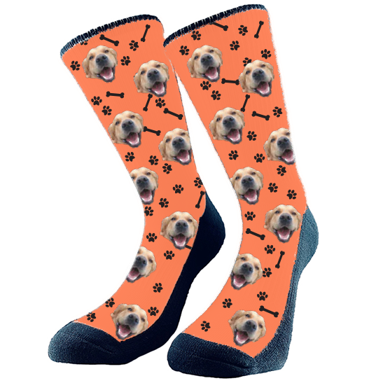 Dog printed on socks store