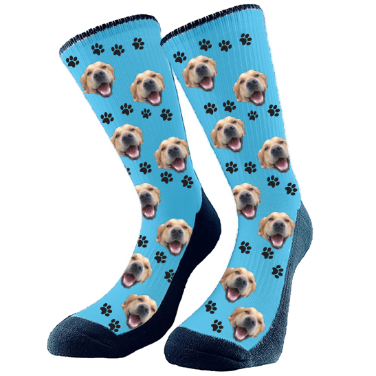 Get your dog printed on socks online