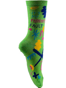 It's My Parents' Fault - The Sock Bar Novelty Socks